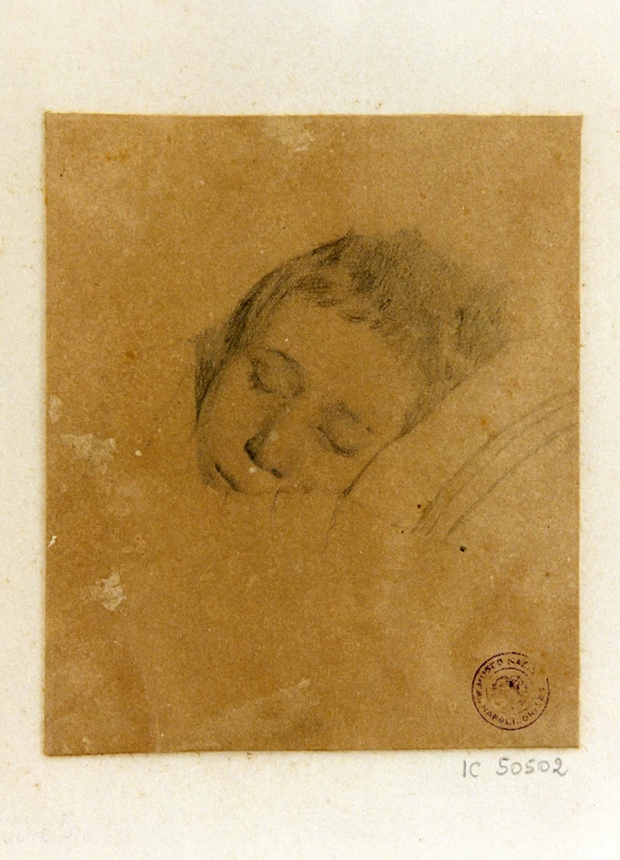 Francesco Paolo Michetti - 209, testa di bambina, Certosa di san Martino, Napoli
